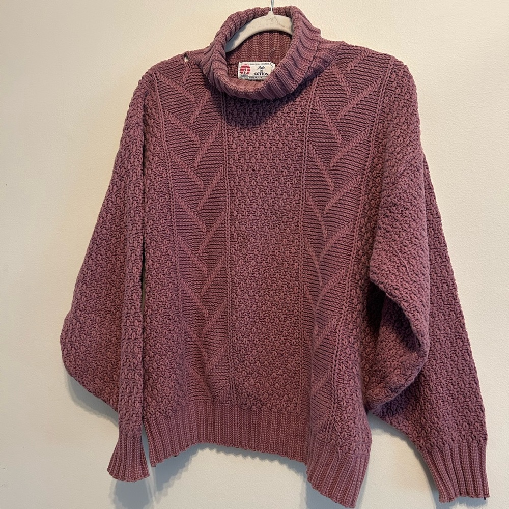 Vintage Women’s Isle of Cotton Sweater M/L